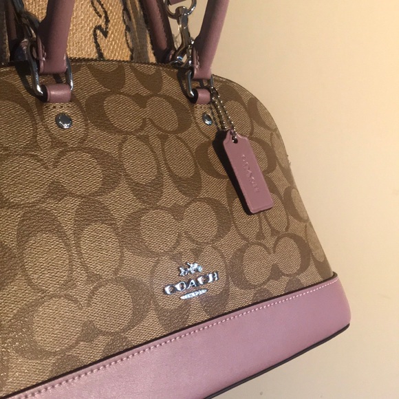 NEW Coach Mini Sierra Satchel in Signature Canvas - Picture 4 of 5